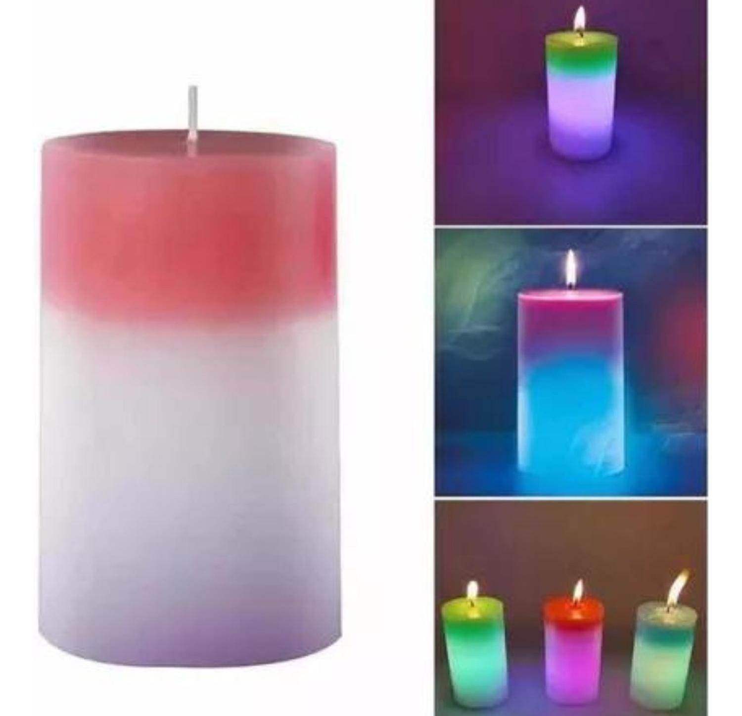 Vela Mágica De Cera Que Cambia De Color - Fliperex