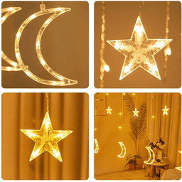 Cortina De Luces Cortina Led Luces Navideñas Guirnalda Luces - Fliperex