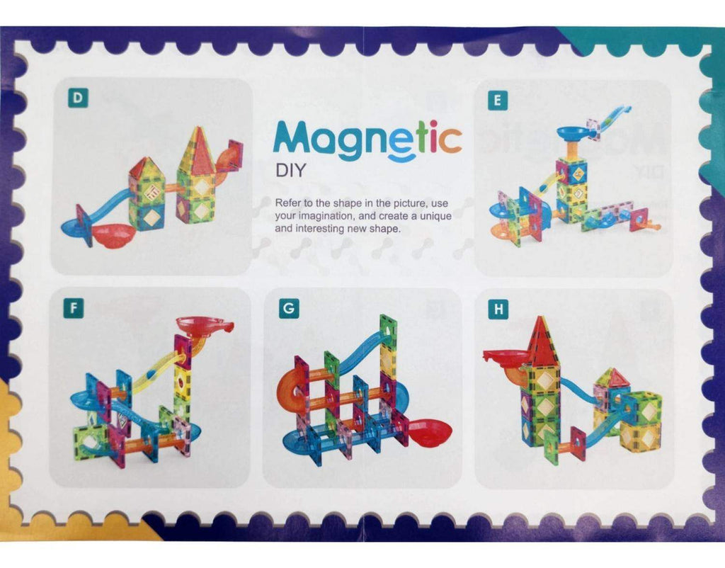 Set De Construccion Magnetico Piezas Magneticas 47 Piezas - Fliperex