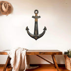 Ancla Decorativo De Madera Gris Oscuro Para Pared Decoracion - Fliperex
