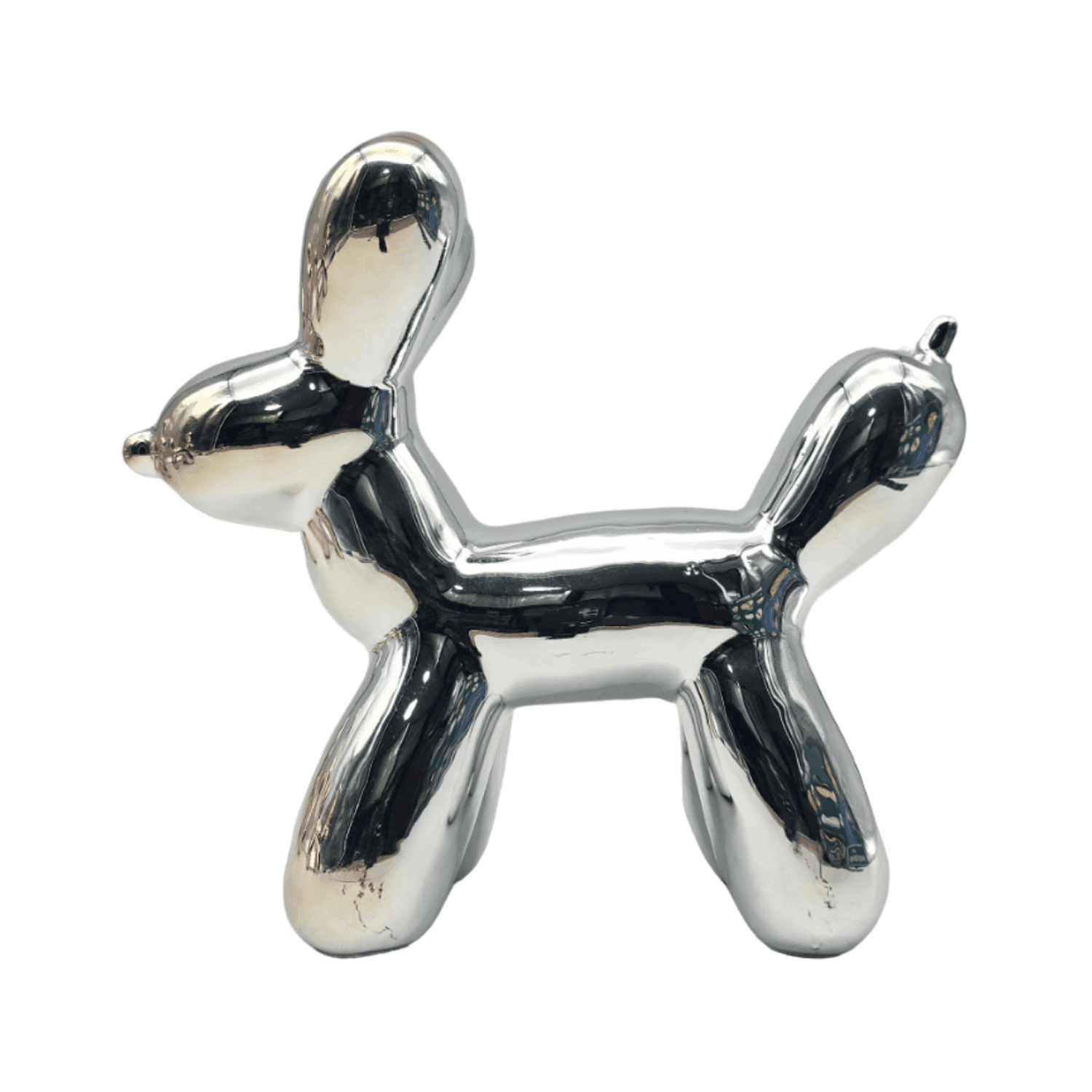 Adorno Perro Mascota Efecto Globo Metalizado Decoracion - Fliperex