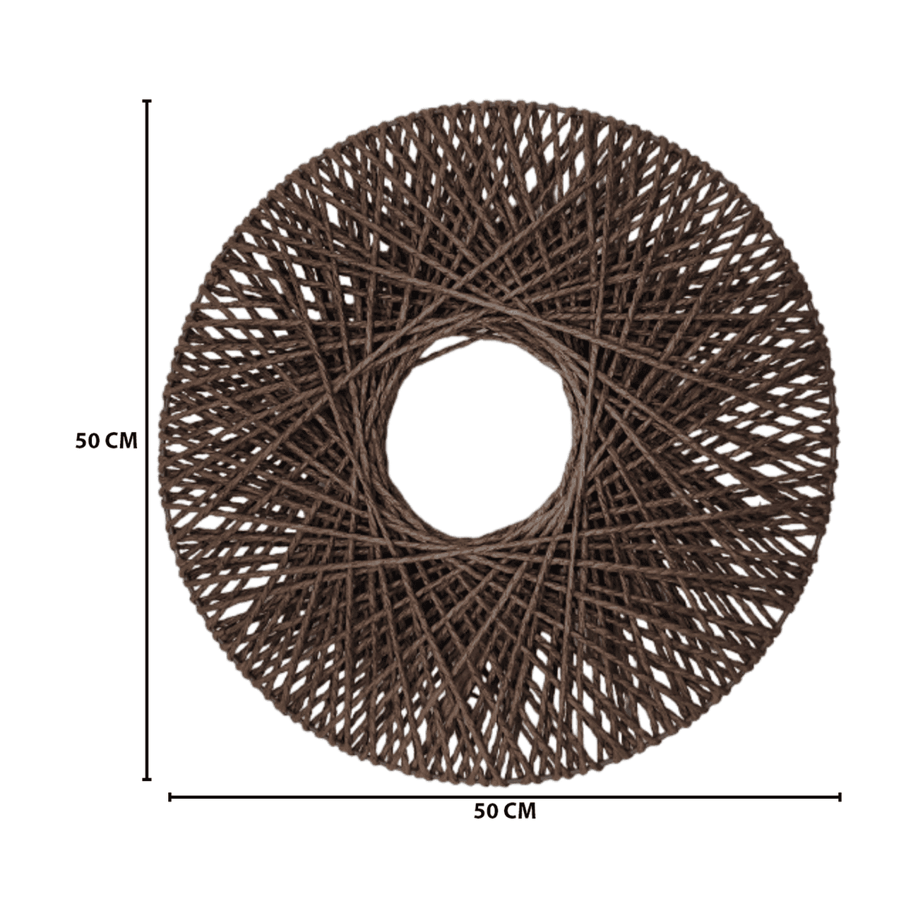 Circulo De Decoracion Colgante Hecho A Mano Living Terraza - Fliperex