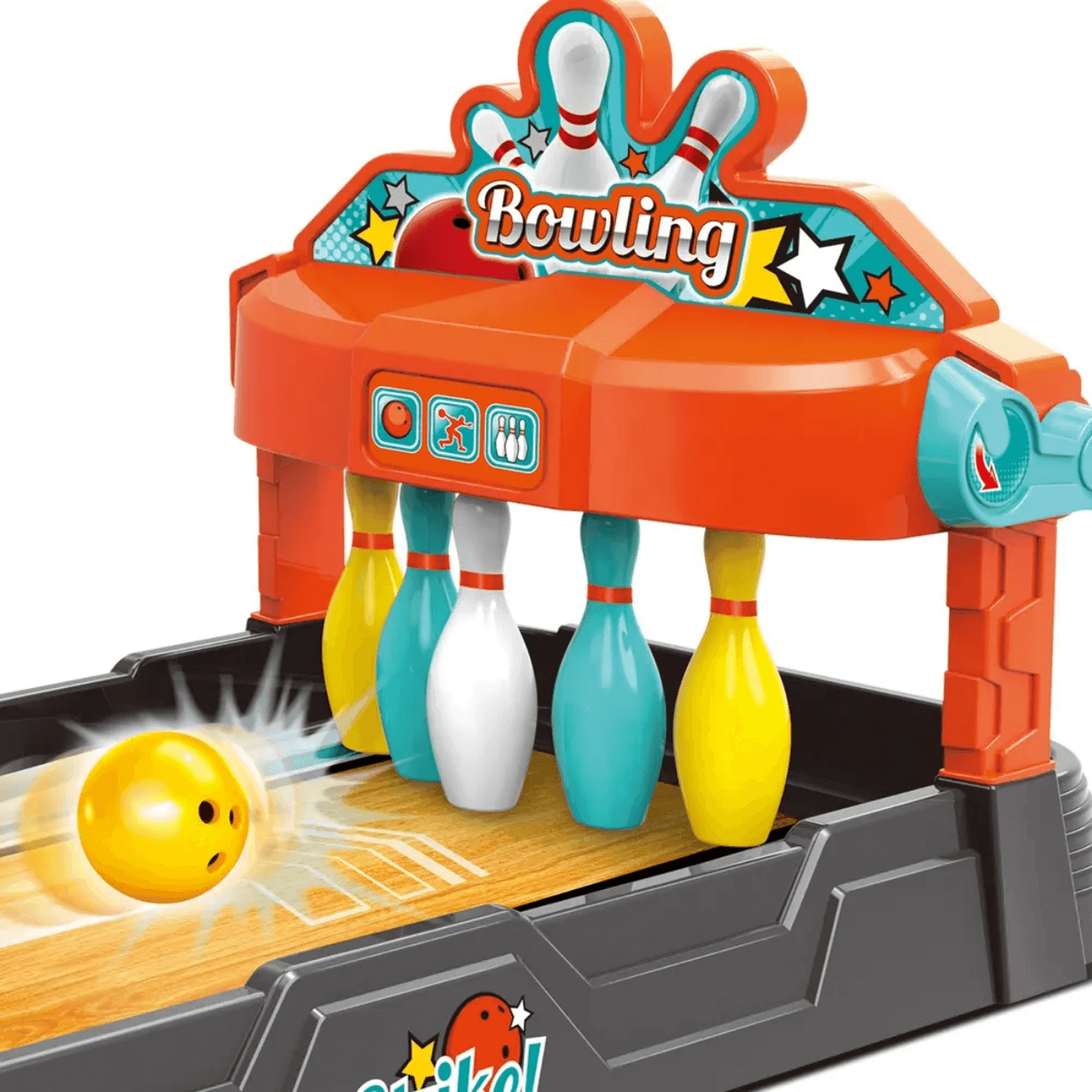 Juguete Bowling Completo Juego De Mesa Bolos Familiar - Fliperex