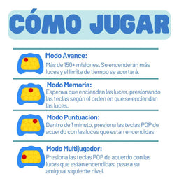 Popit Electronico Juguete Sensorial Pop-it Quickpush Tiktok - Fliperex