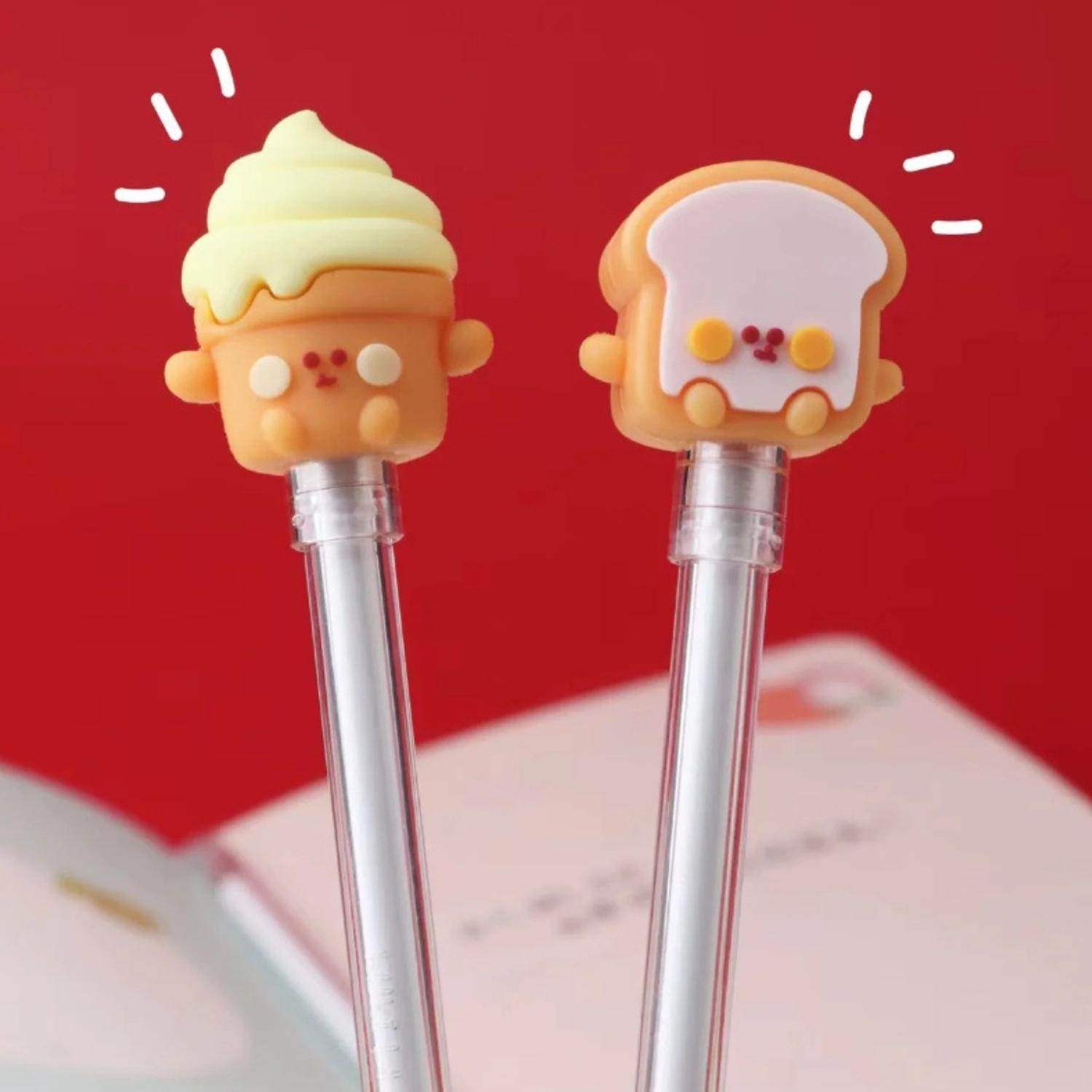 Set 6 Lapices De Alimentos Variados Kawaii Cute - Fliperex