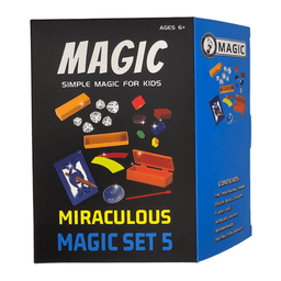 Set Juego De Magia y Trucos Clásico Para Niño Adulto Celeste - Fliperex