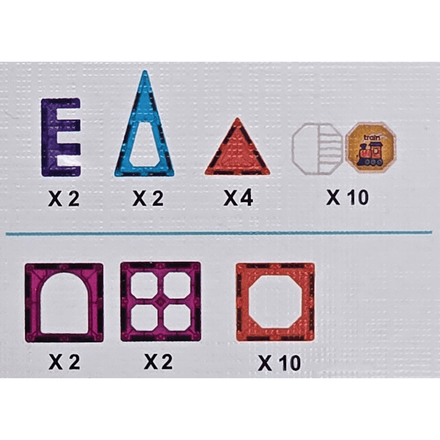 Set De Construccion Magnetico Piezas Magneticas 32 Piezas - Fliperex