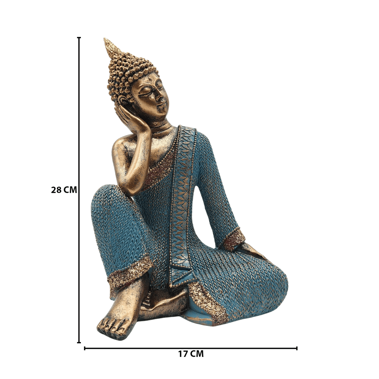 Estatua Figura De Buda Decorativa Adorno Decoracion - Fliperex