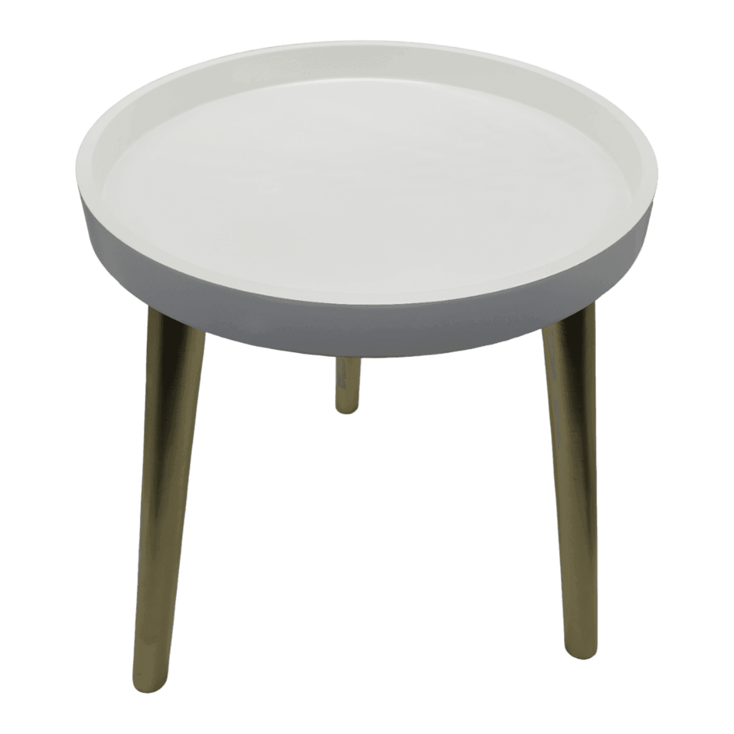 Mesa De Centro Redonda Lateral Salon Mesa De Centro Blanca - Fliperex