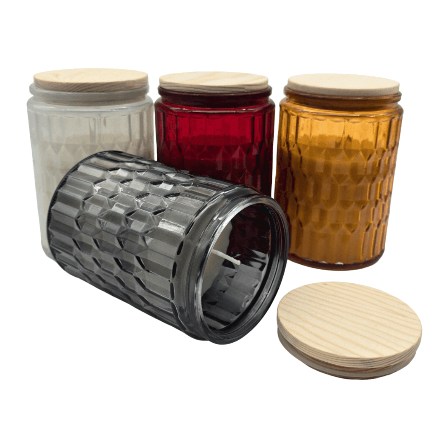 Vela Aromatica Elegante Fragancia Duradera Vaso Diseño Color - Fliperex