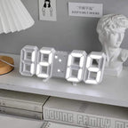 Reloj Despertador Digital Led 3d De Escritorio O Muro - Fliperex