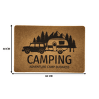 Alfombra Limpia Pies Felpudo Alfombra De Fibra Welcome - Fliperex