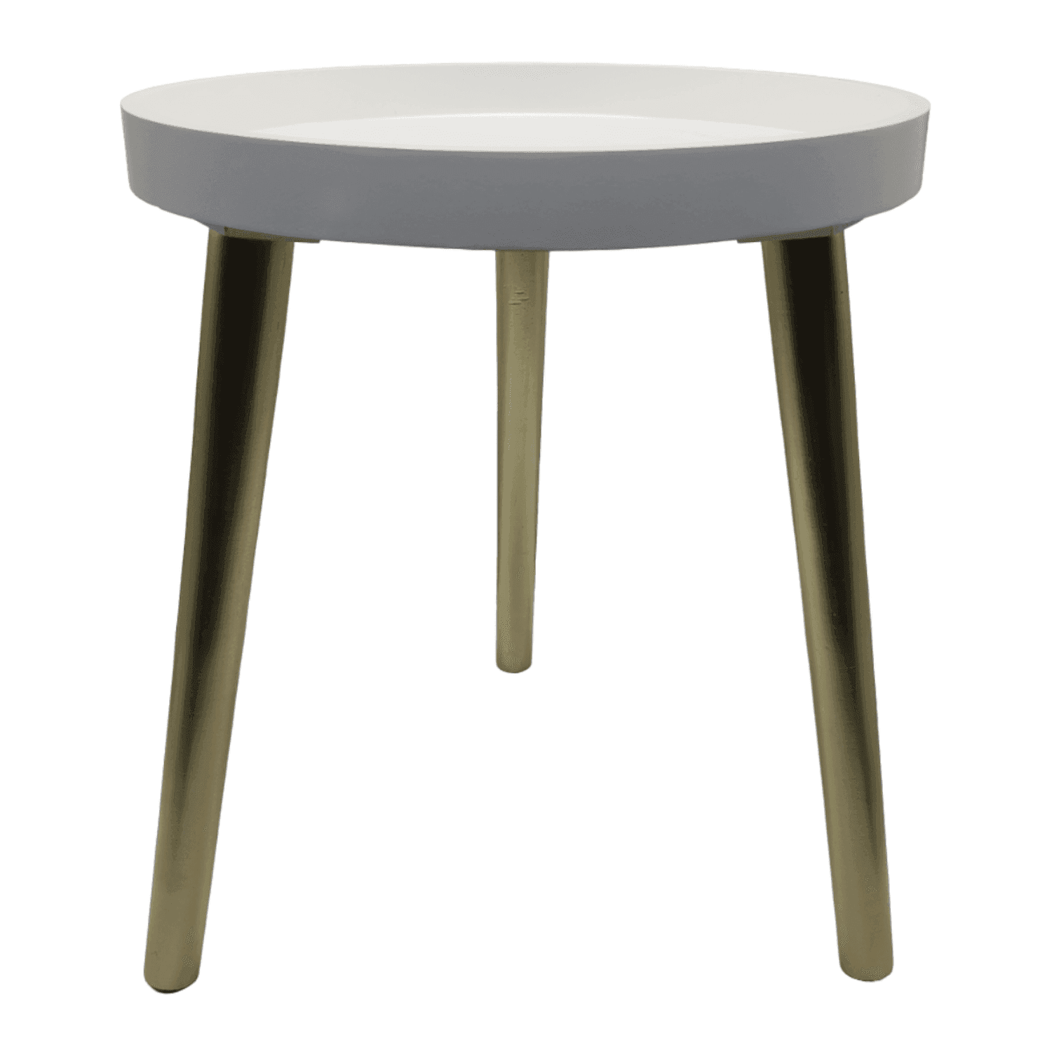 Mesa De Centro Redonda Lateral Salon Mesa De Centro Blanca - Fliperex