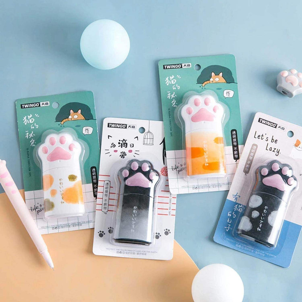 Corrector Cinta Diseño Patita De Gato Kawaii Cute - Fliperex
