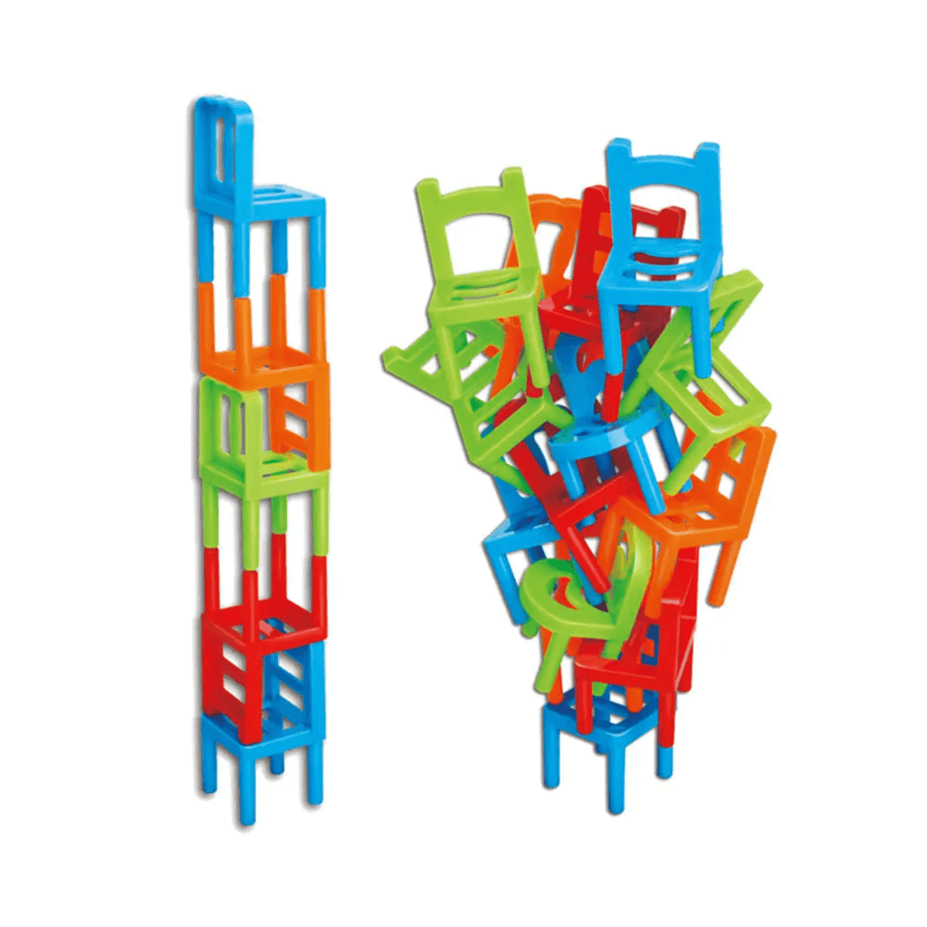 Juego De Mesa Equilibrio De Sillas Entretencion Para Niños - Fliperex