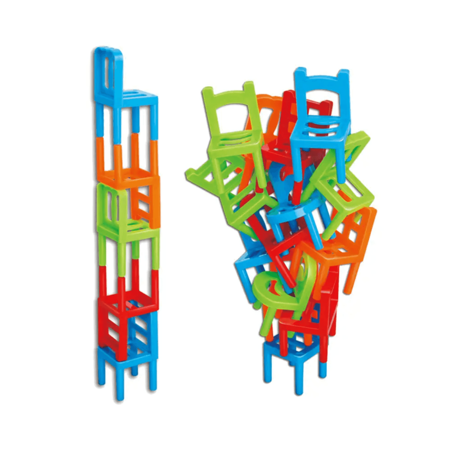 Juego De Mesa Equilibrio De Sillas Entretencion Para Niños - Fliperex