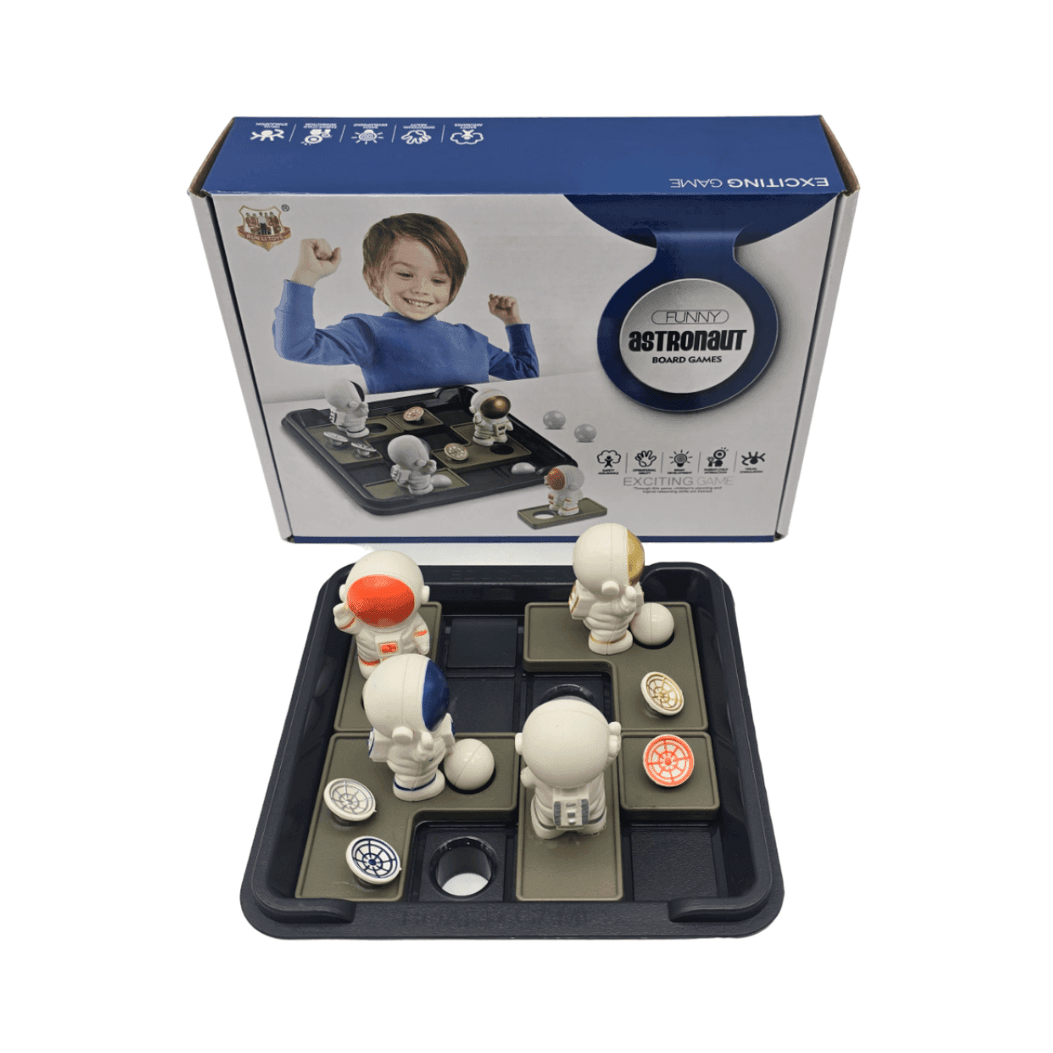 Rompecabeza 3D Juego De Habilidad y Logica Funny Astronauta - Fliperex