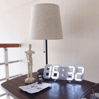 Reloj Despertador Digital Led 3d De Escritorio O Muro - Fliperex