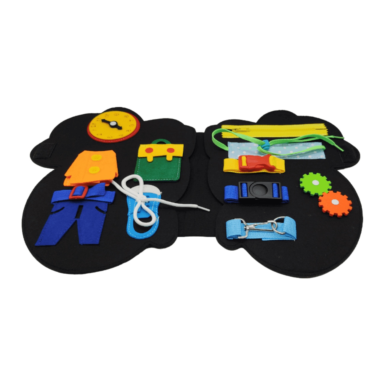 Juguete Sensorial Educativo Montessori De Habilidades Basicas - Fliperex