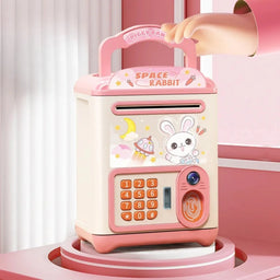 Alcancia Electronica Diseños Kawaii Caja Fuerte Portatil