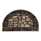 Alfombra Limpiapies Felpudo Alfombra De Entrada Piedra Semi - Fliperex