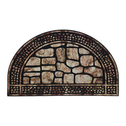 Alfombra Limpiapies Felpudo Alfombra De Entrada Piedra Semi - Fliperex