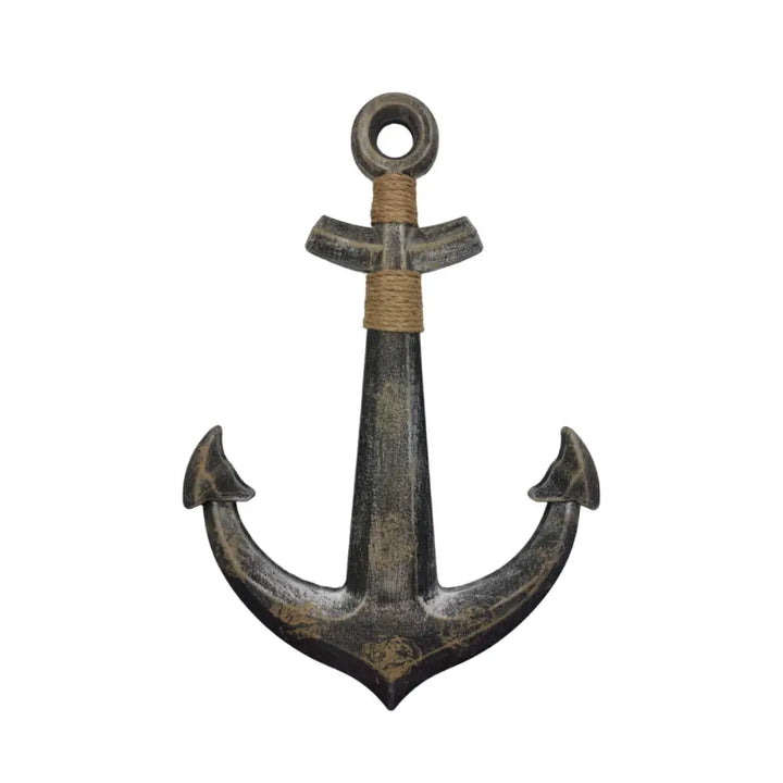 Ancla Decorativo De Madera Gris Oscuro Para Pared Decoracion