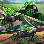 Auto Dinosaurio a Control Remoto RC Con Luces Vapor Y Sonido