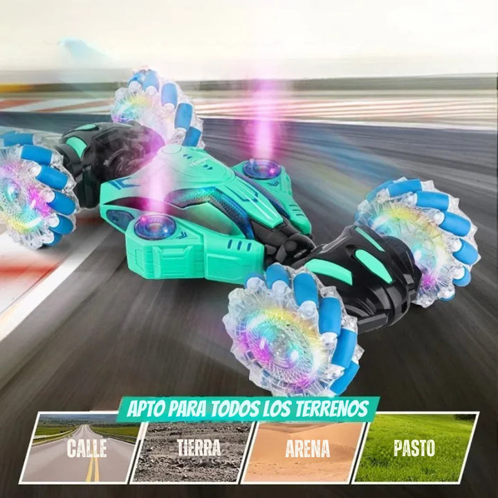 Auto a Control Remoto Laser Acrobatico Con Vapor y Luces Led - vista 2