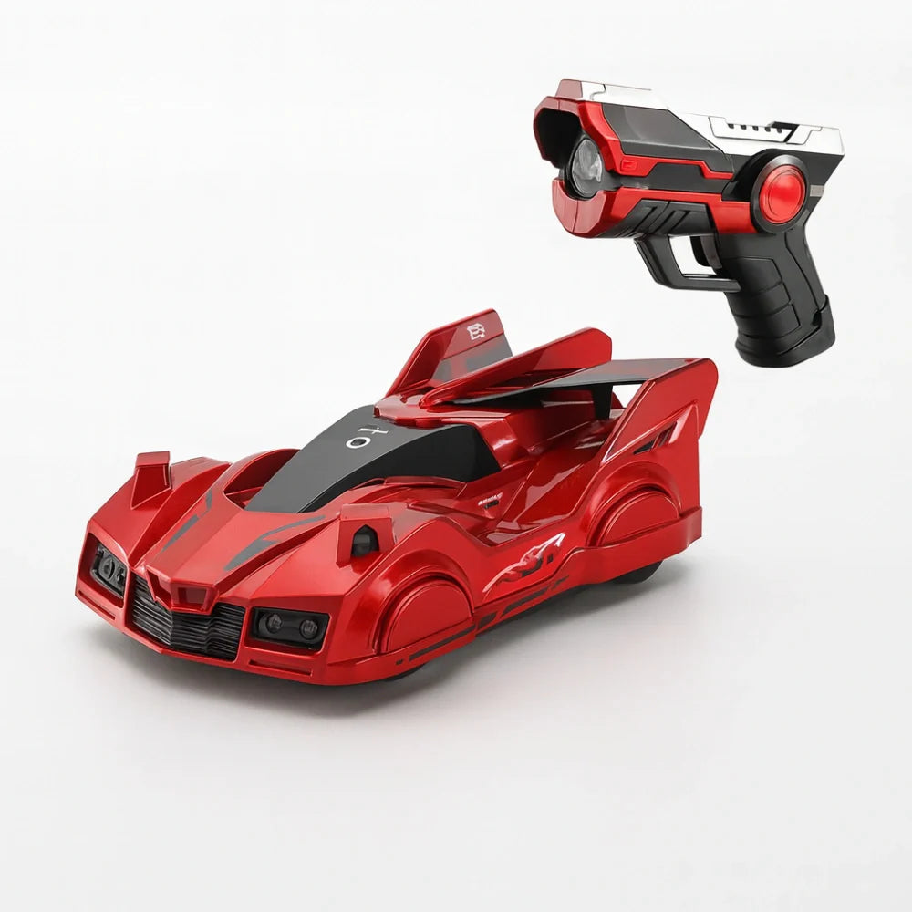 Auto a Control Remoto Laser de Pared Trepa Muro Antigravedad