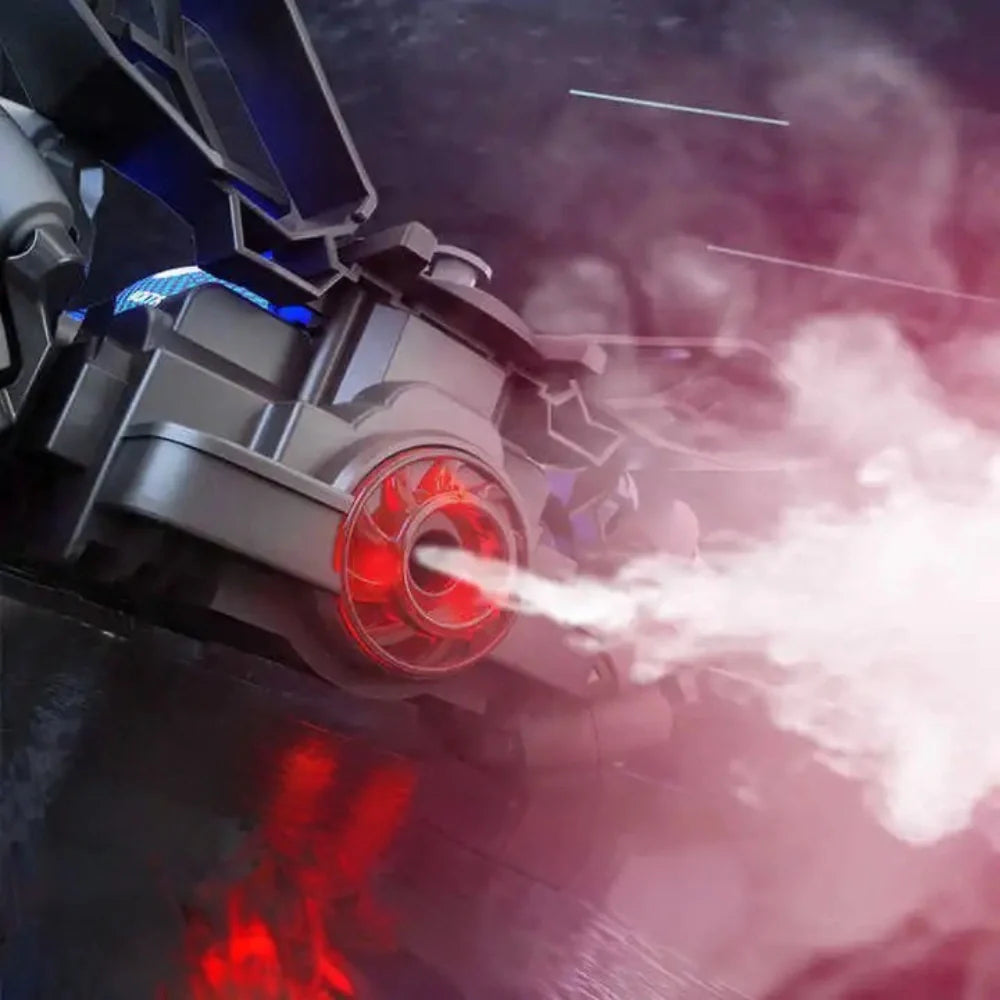 Auto a Control Remoto RC F1 Con Vapor Luz y Giros Stunt Car