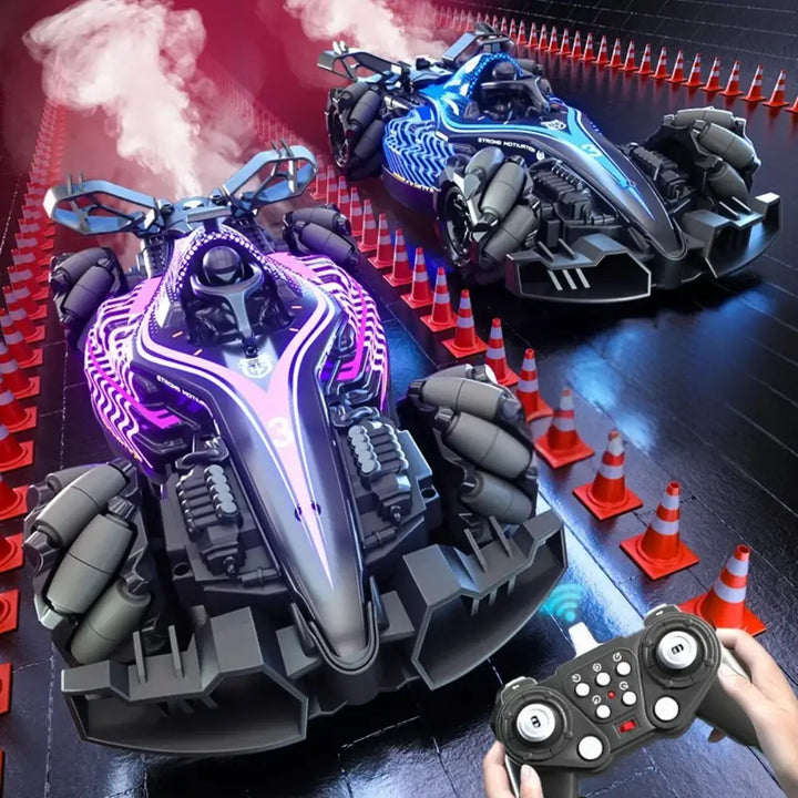 Auto a Control Remoto RC F1 Con Vapor Luz y Giros Stunt Car - vista 2