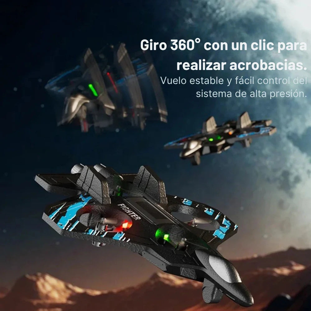 Avion a Control Remoto Acrobatico Jet de Rotacion 360 Grados