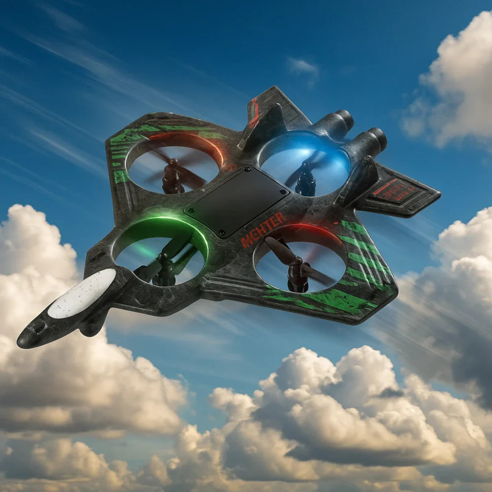 Avion a Control Remoto Acrobatico Jet de Rotacion 360 Grados