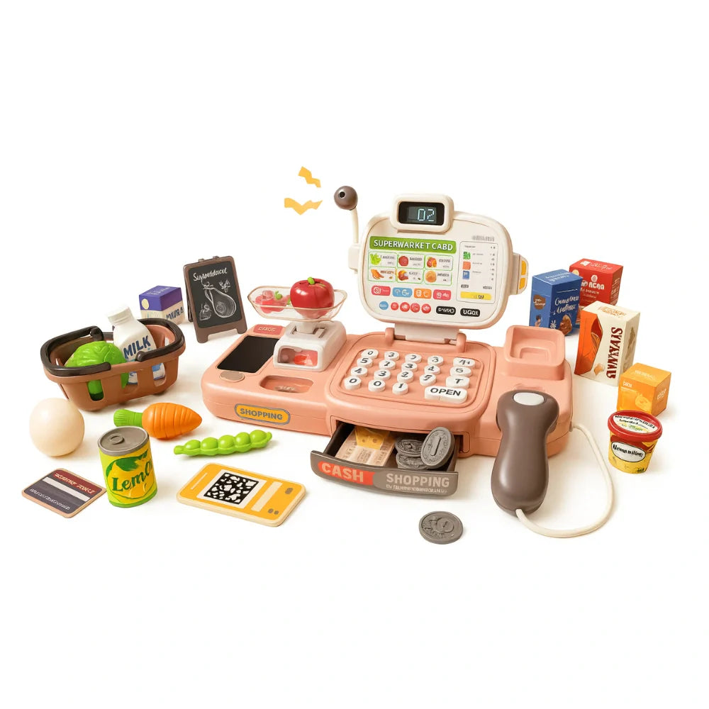 Caja Registradora Juguete Infantil Supermercado Alimentos