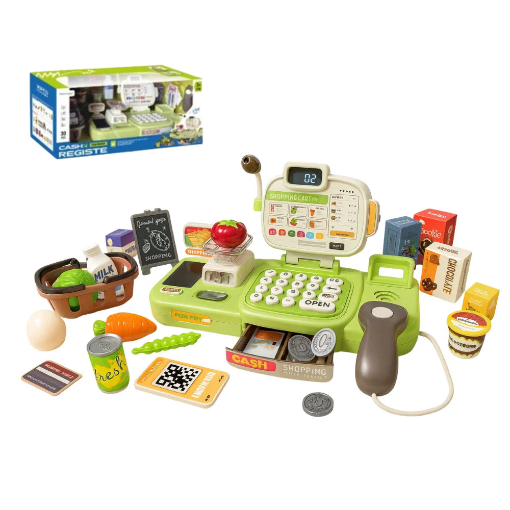 Caja Registradora Juguete Infantil Supermercado Alimentos