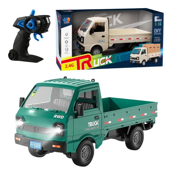 Camion 3/4 de Carga a Control Remoto Escala 1:16 Con Cajas