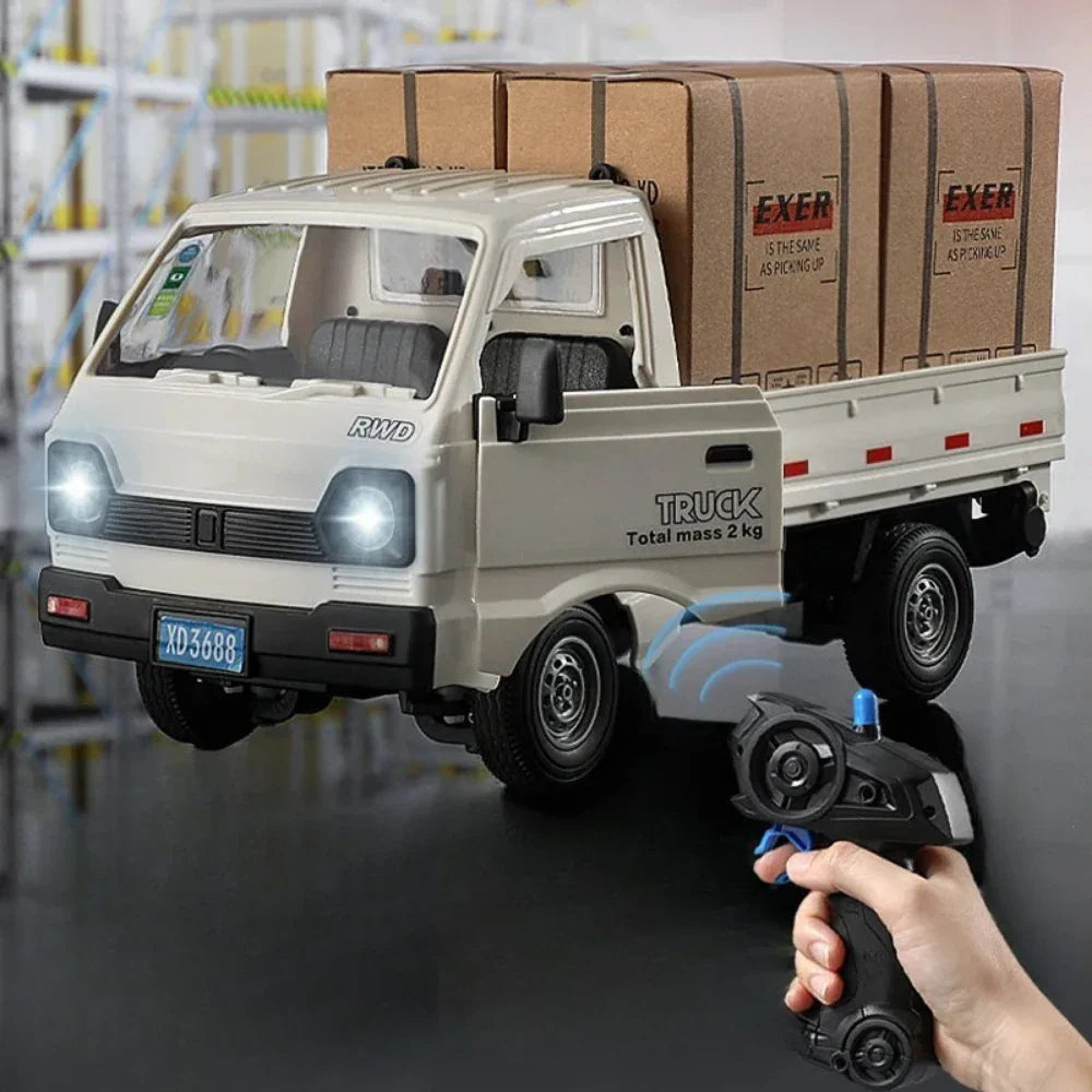 Camion 3/4 de Carga a Control Remoto Escala 1:16 Con Cajas