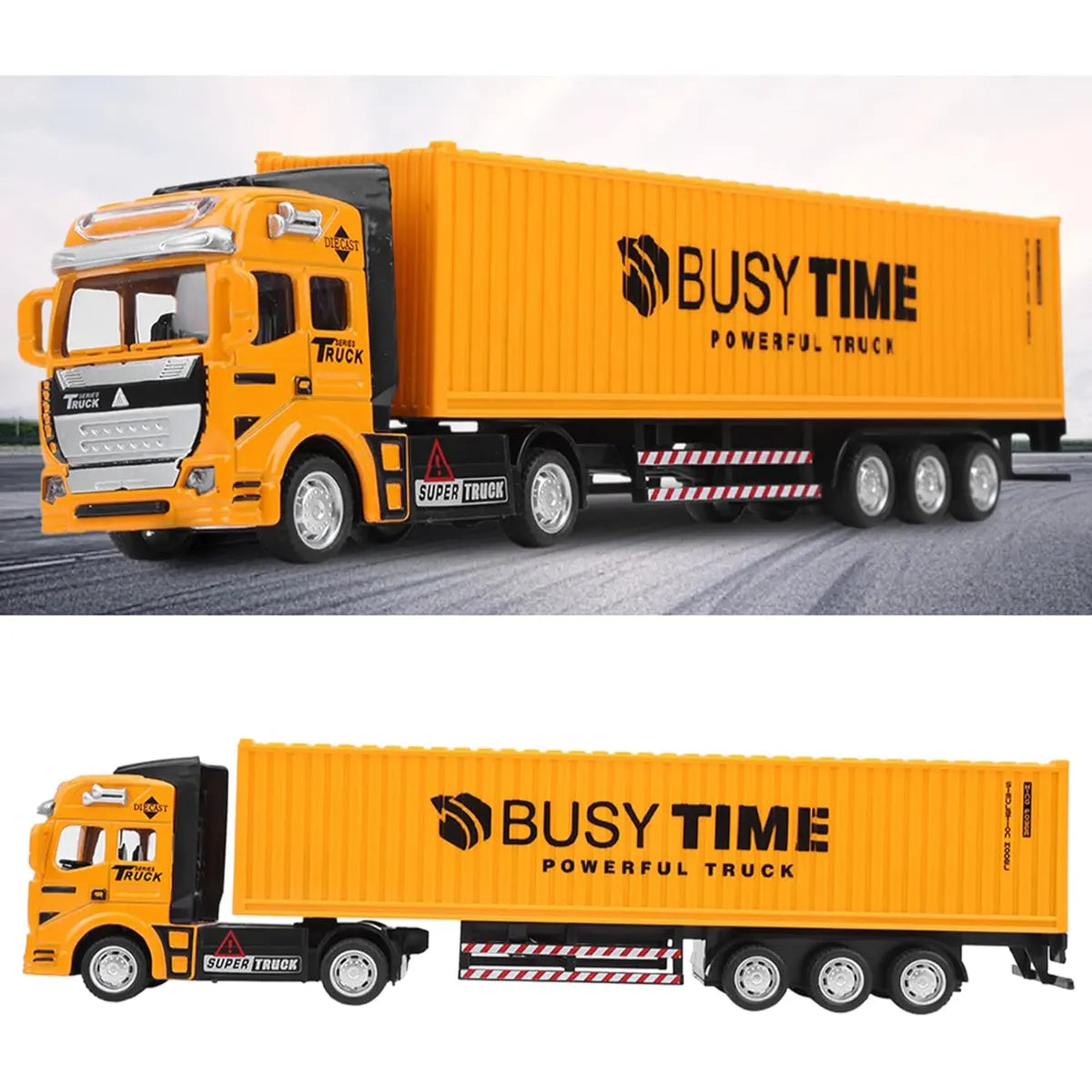 Camión Contenedor Aleación 1:48 Modelo Coche Juguete