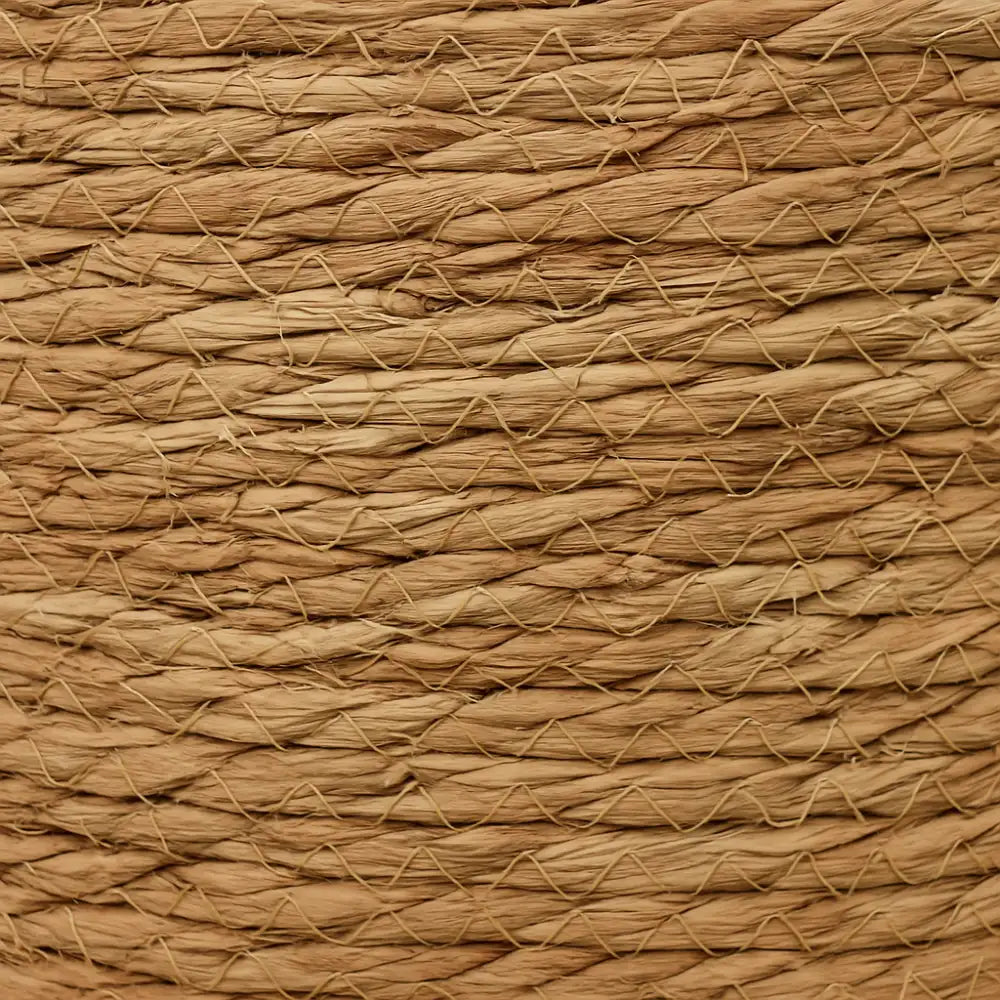 Canasto Cesta De Yute Tejida Con Tapa Acabado Rustico S