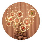 Cascada Guirnaldas De Navidad Luces Navideñas Pascua