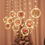 Cascada Guirnaldas De Navidad Luces Navideñas Pascua