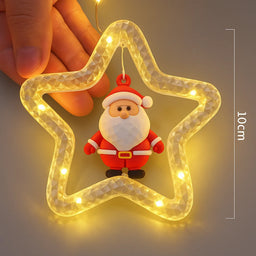 Cascada Guirnaldas de Navidad Luces Navideñas de Estrellas