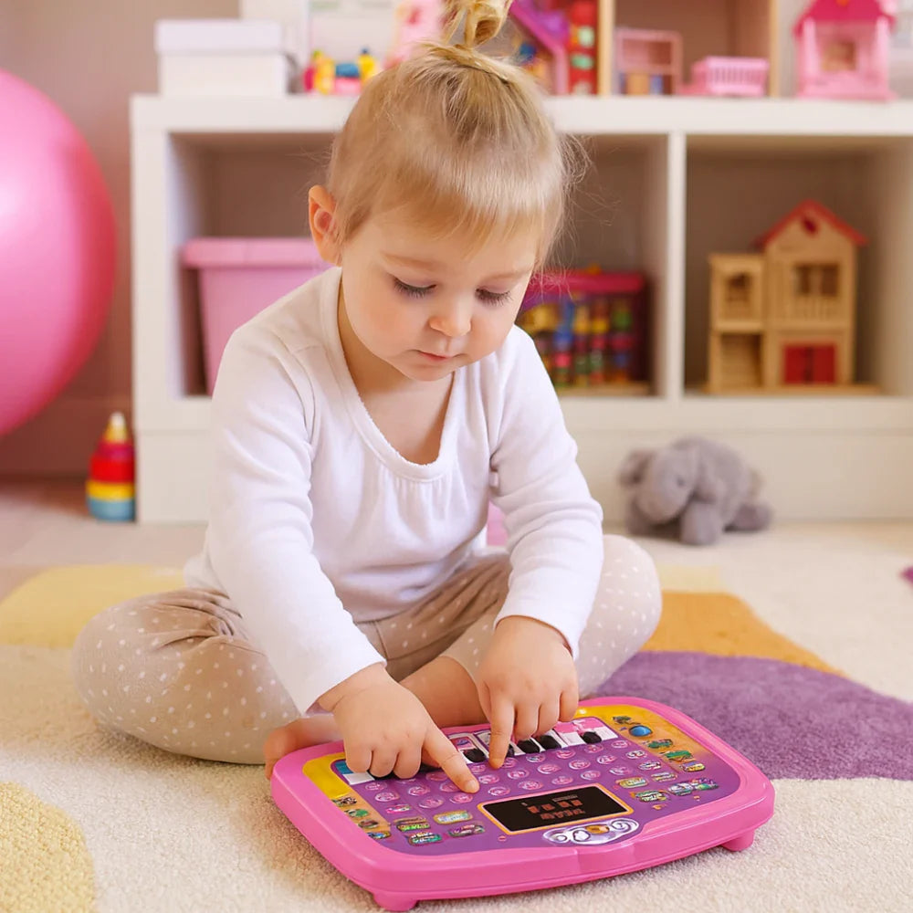 Computadora Educativa Infantil Juguete Piano Letras y Numero