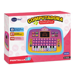 Computadora Educativa Infantil Juguete Piano Letras y Numero