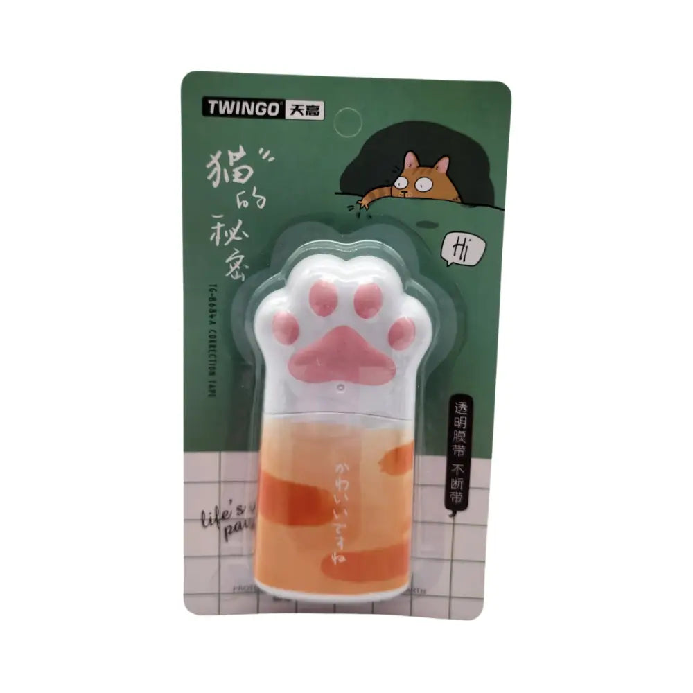Corrector Cinta Diseño Patita De Gato Kawaii Cute - Fliperex