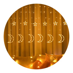 Cortina De Luces Cortina Led Luces Navideñas Guirnalda Luces - Fliperex