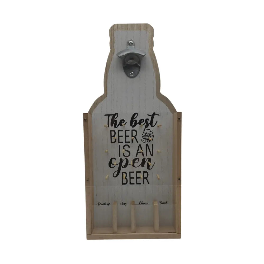 Destapador Abridor De Botellas Para Pared Con Juego - Fliperex