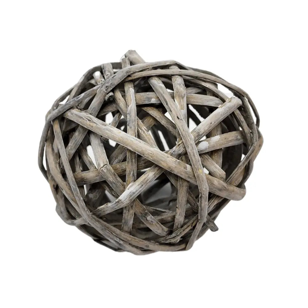 Esfera De Mimbre Para Decoración Pelotas De Mimbre Gris - Fliperex