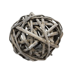 Esfera De Mimbre Para Decoración Pelotas De Mimbre Gris - Fliperex